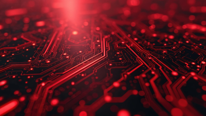 adobe stock image of red tech background