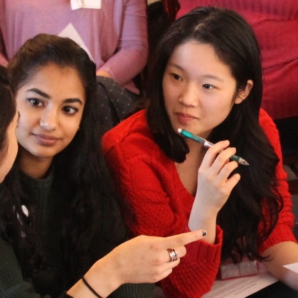 Students discussing