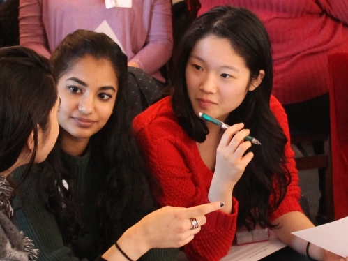 Students discussing