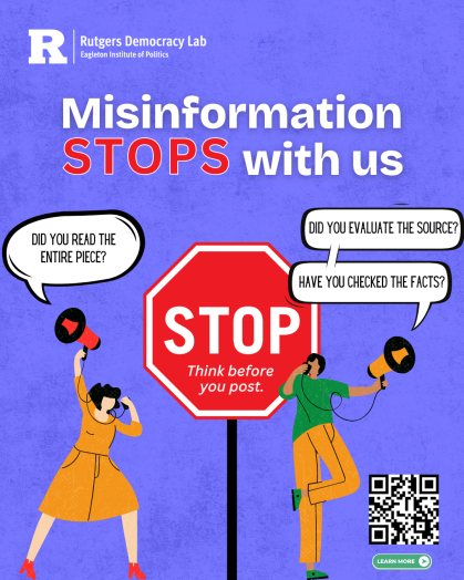 Stop Misinformation Campaign Flyer